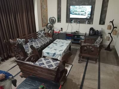 Wooden sofa set