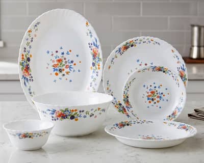 Dinner Set Blue Mosaic