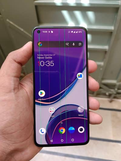 One Plus 8T 12/256 Pta approved just lines in panel no any issues