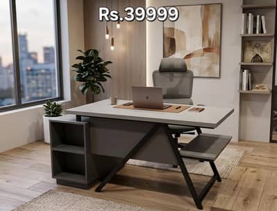 Executive Office Table L Shape Rajput Office Furniture