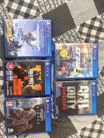 Ps4 games in 10/10 condition