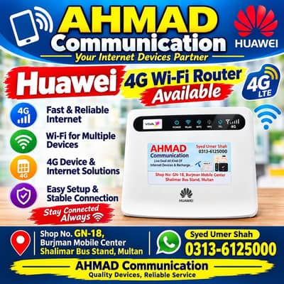 Huawei 4G Wifi Router Model B593