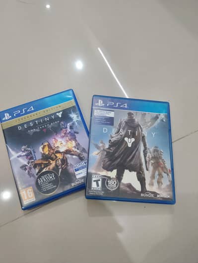 destiny 1 and 2 for sell not played much for ps4