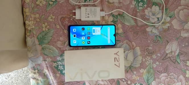 Vivo Y27 6+6 128. pta official. glass chnge