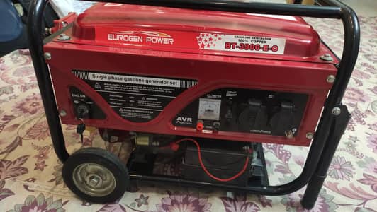 3kva portable generator Eurogen power BT-3900-E-O with box.
