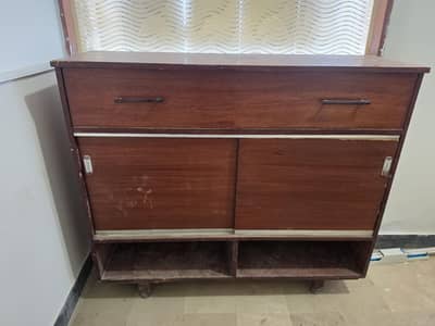 Used Wooden Shoe Rack / Cabinet
