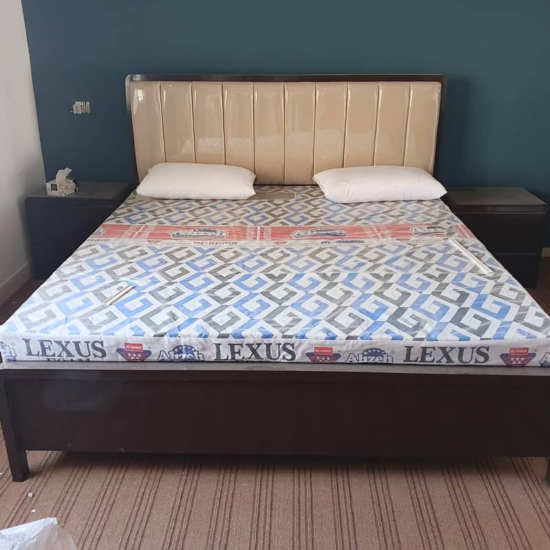 double bed  with new mattress 0