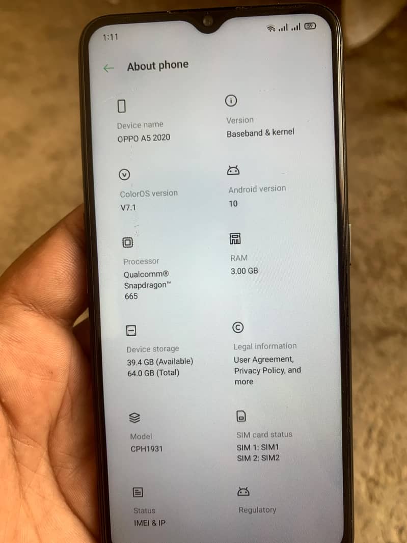 OPPO A52020 6