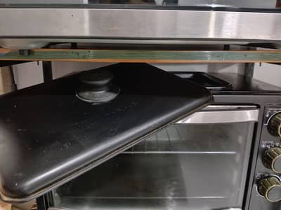 signature microwave with grill, gaba national baking oven with hotplat