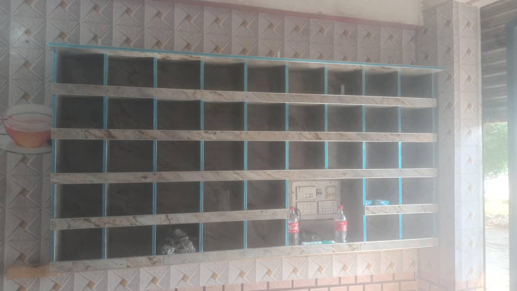 display wall  shelf rack ( 6 ps 8x4 ) 0