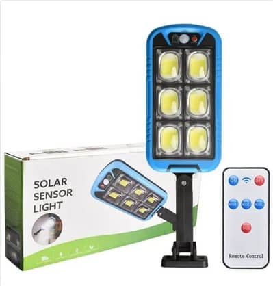 Solar Street Light 120W with Remote - Auto Sensor, Waterproof, New