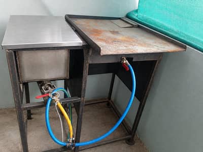 fryer, hot plate, chips cutter