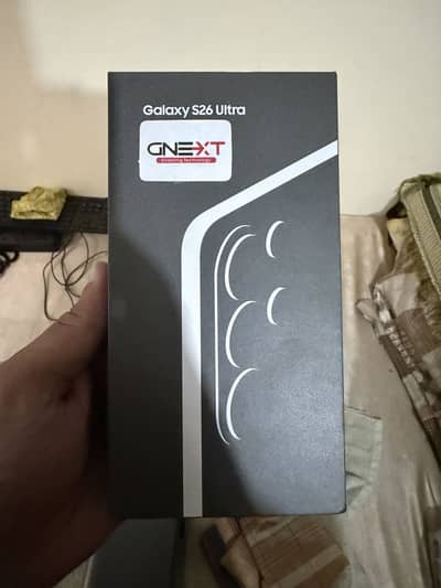 Samsung Mobile S26 Ultra 12 256 black box pack