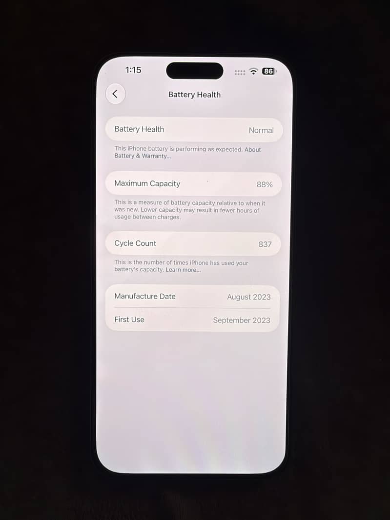 Iphone 15pro max FU 5