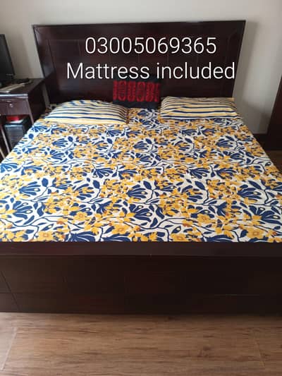 Double bed used for six months