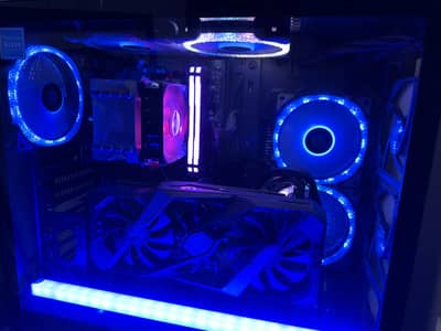 Gaming pc with Rtx 2070 super and 16 gb corsair rgb ram 3600mhz