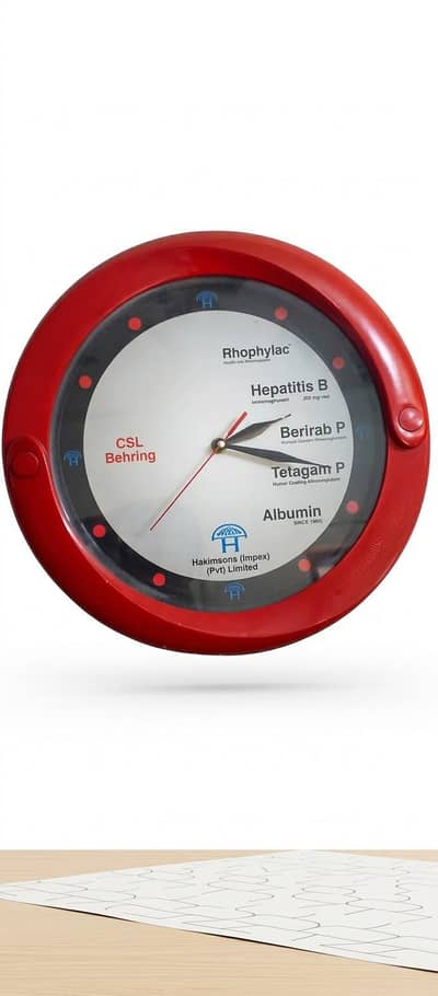 BIG CLOCK AND RED COIOUR whatsapp number 0345 974 5032
