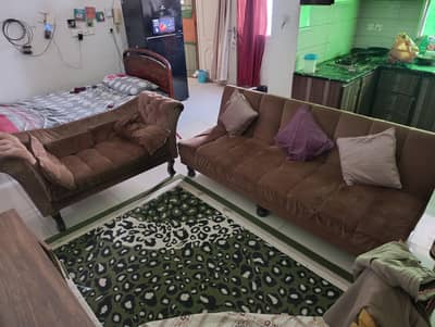 5 seater Sofa (2+3 sofa cum bed )