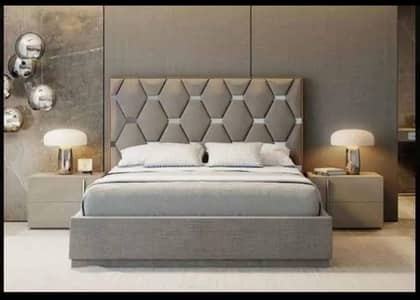 Double bed / bed set / king size bed / wooden bed / bed / Furniture
