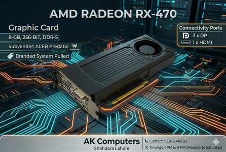 AMD RX 6800 RX470 Nvidia GTX 1660 SUPER 1650 GTX770 GTX780 P2000 P400