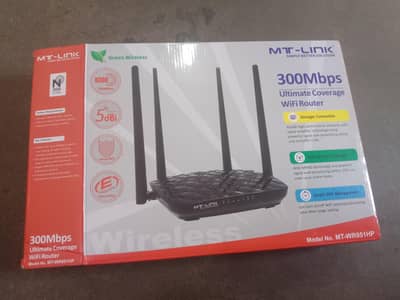 MT-Link WR951HP 300Mbps 4 Antenna  Wifi Router
