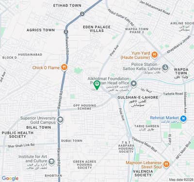 7 Marla Plot For Sale In Punjab Employees Society Khayaban E Jinnah Road Lahore