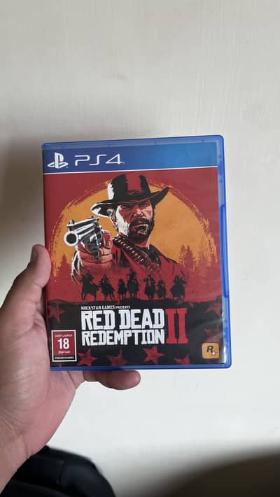 Red dead redemption 2 rdr2 ps4 ps5 game cd disk