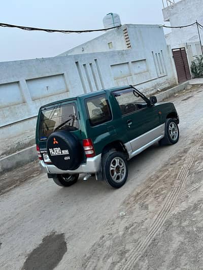 Mitsubishi Pajero Mini 2006 For Sale 4×4 Working Ac heater Chalo