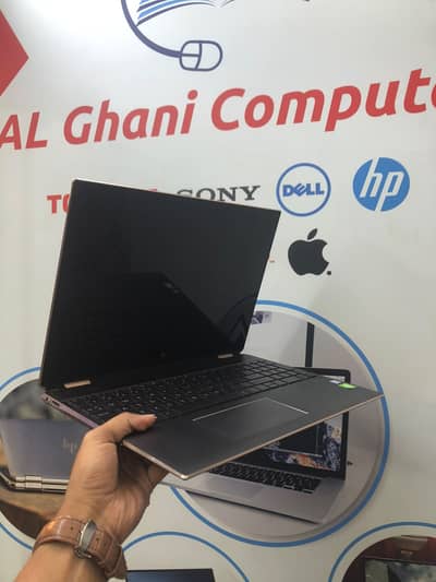 HP SPECTRE 15 x360 2-in-1 i7 8th Gen with Graphics Card Ultra-Thin Met