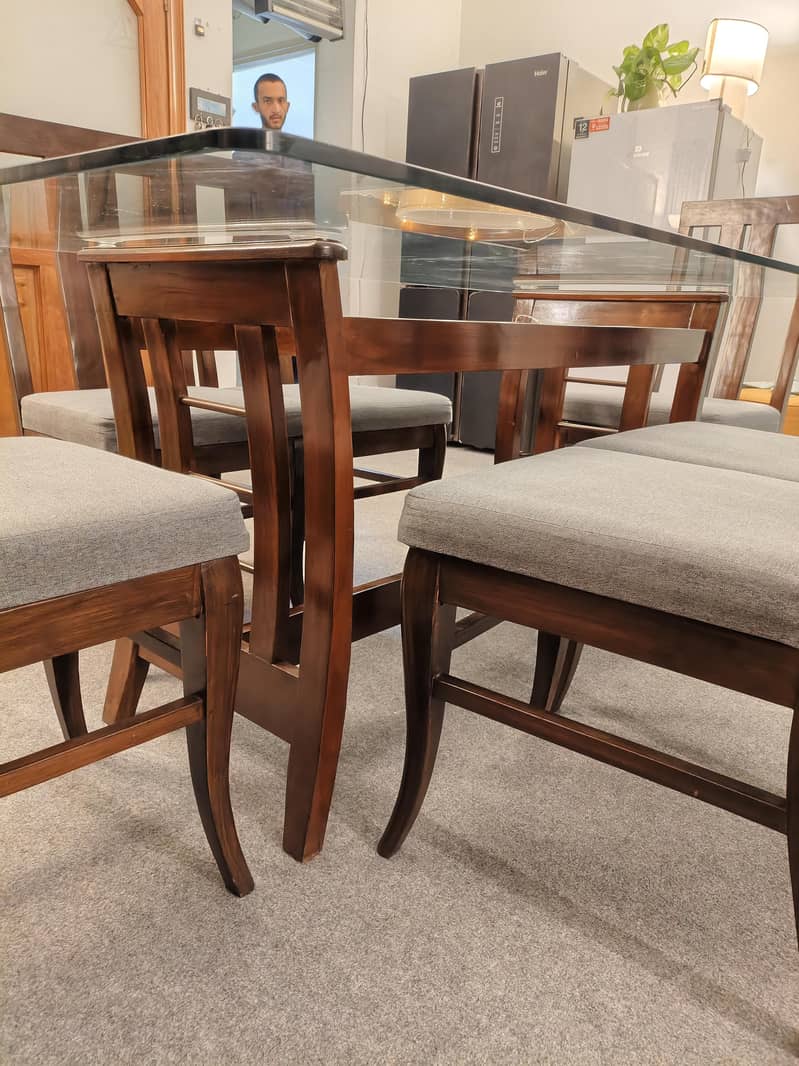 6 seater dining table set 3