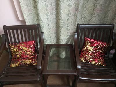 wooden Chair & Table