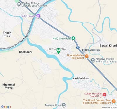 10 Marla Corner Plot For Sale In New Metro City Sarai Alamgir Facing Eiffel Tower