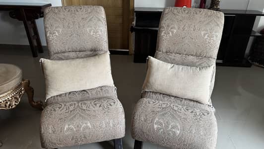 Pair of Brand New Luxury Sofa Chairs— Fresh Poshish