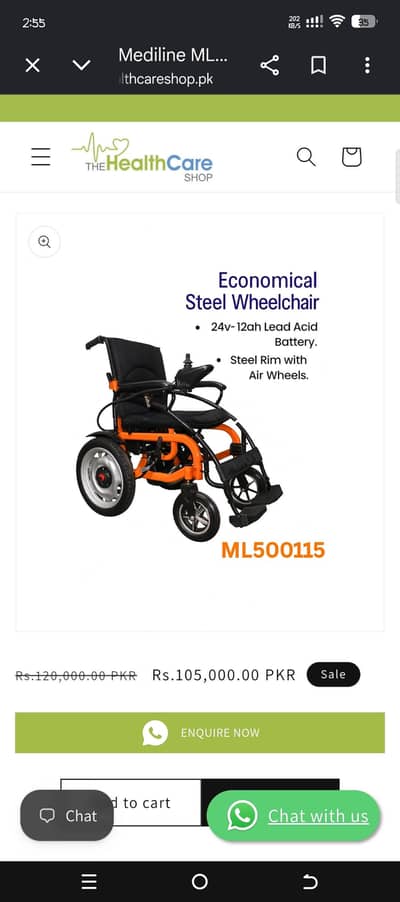 automatic wheelchair health care