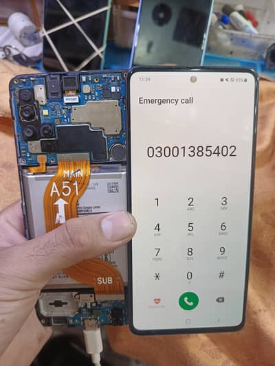 Samsung Mobile A51 original panal
