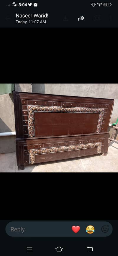 Master bed 6.5 ft x 6 used ph no 0318-00-22-1-62