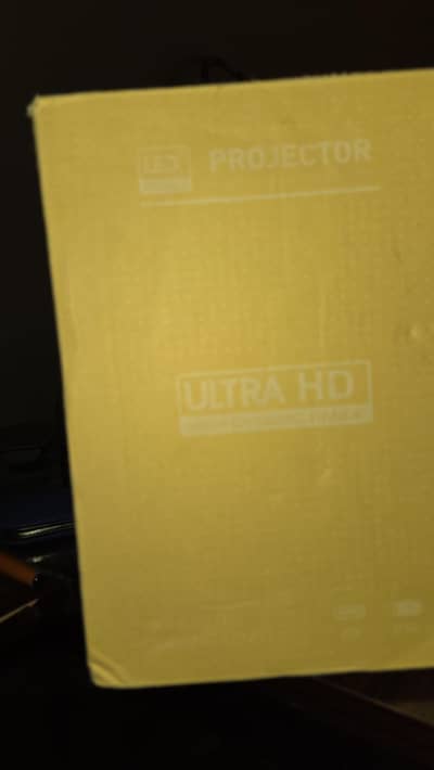 hy300 smart andriod projector 4k supported -wifi 6-box pack-like new