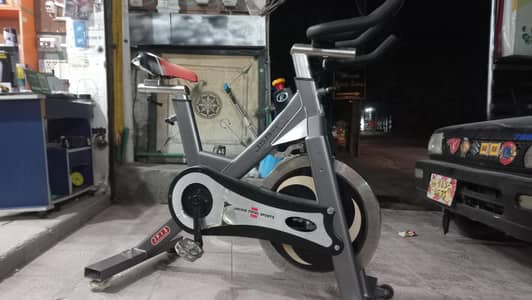 Steel wheel spin bike spinning cycle exercise cycling machine bike gym