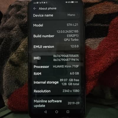 Huawei Y8p hai — 6GB RAM / 128GB