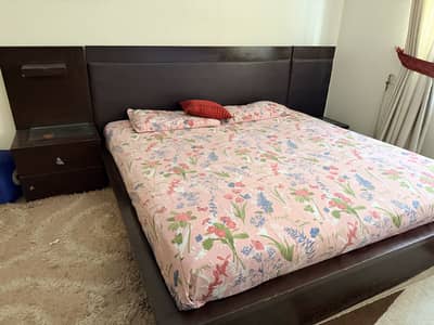 King Bed and Spring Mattress for sale