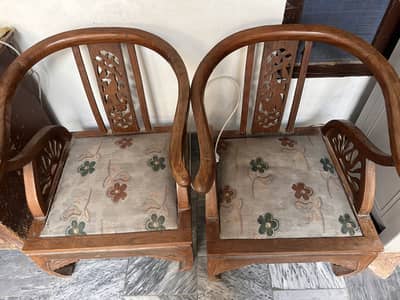 SOFA SEAT CHAIRS PURE WOODEN