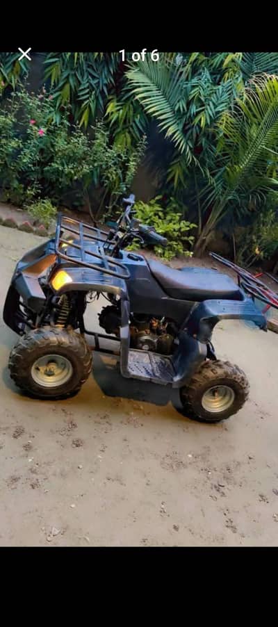 ATV quad used bike black color