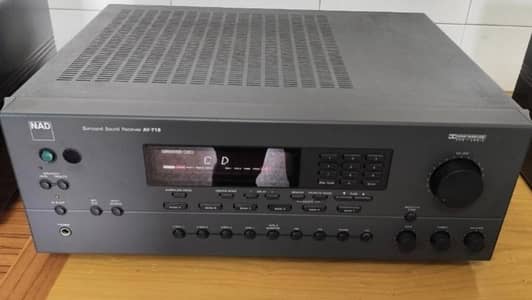 NAD amplifier pro logic 7.1 220 volt total working made in Malaysia