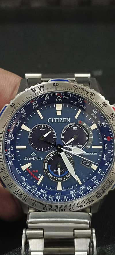 Citizen eco drive radio control