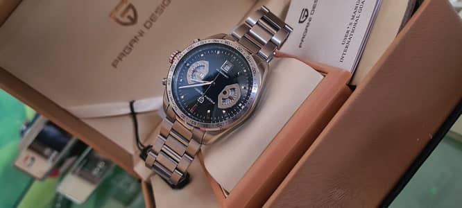 pigani design Gents wrist watch chronograph Box pack original warranty
