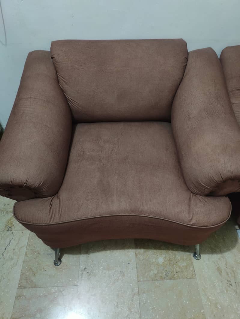 2 single sofas with 2 seater couch 1