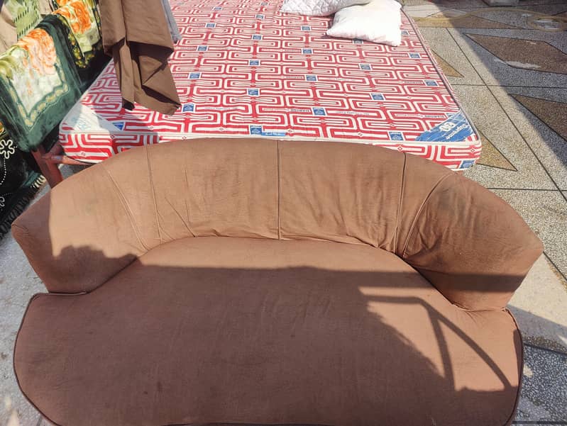 2 single sofas with 2 seater couch 2
