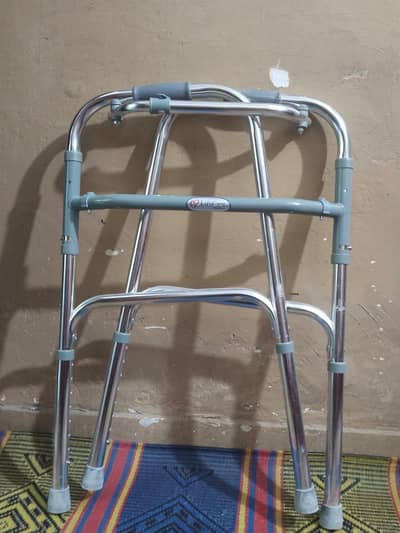 LifeCare Medical Folding Adult Walker – Lightweight & Adjustable