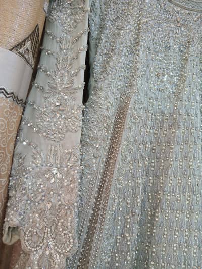 Brand of Makkah Slik Wedding Valima dress