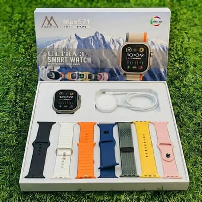 Max 571 Smart watch with 7 strep Home Dilevrey available